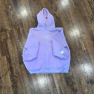 Sunkissed Coconut Purple Oversized Hoodie